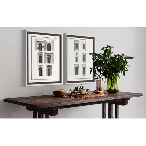 The Picturalist | Fine Art Prints on Paper Architectural Details "Portes relatives aux Cinq Ordonnances"