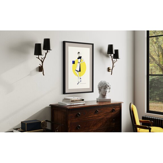 The Picturalist | Fine Art Prints on Paper Yellow & Blue Vintage Sketches 60S