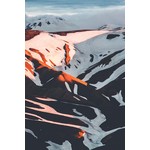 Fine Art Print on Rag Paper Snow on Sun Valley