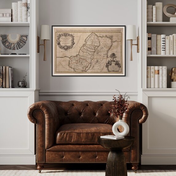 The Picturalist | Fine Art Prints on Paper Antique Map of Judea and the Twelve Tribes