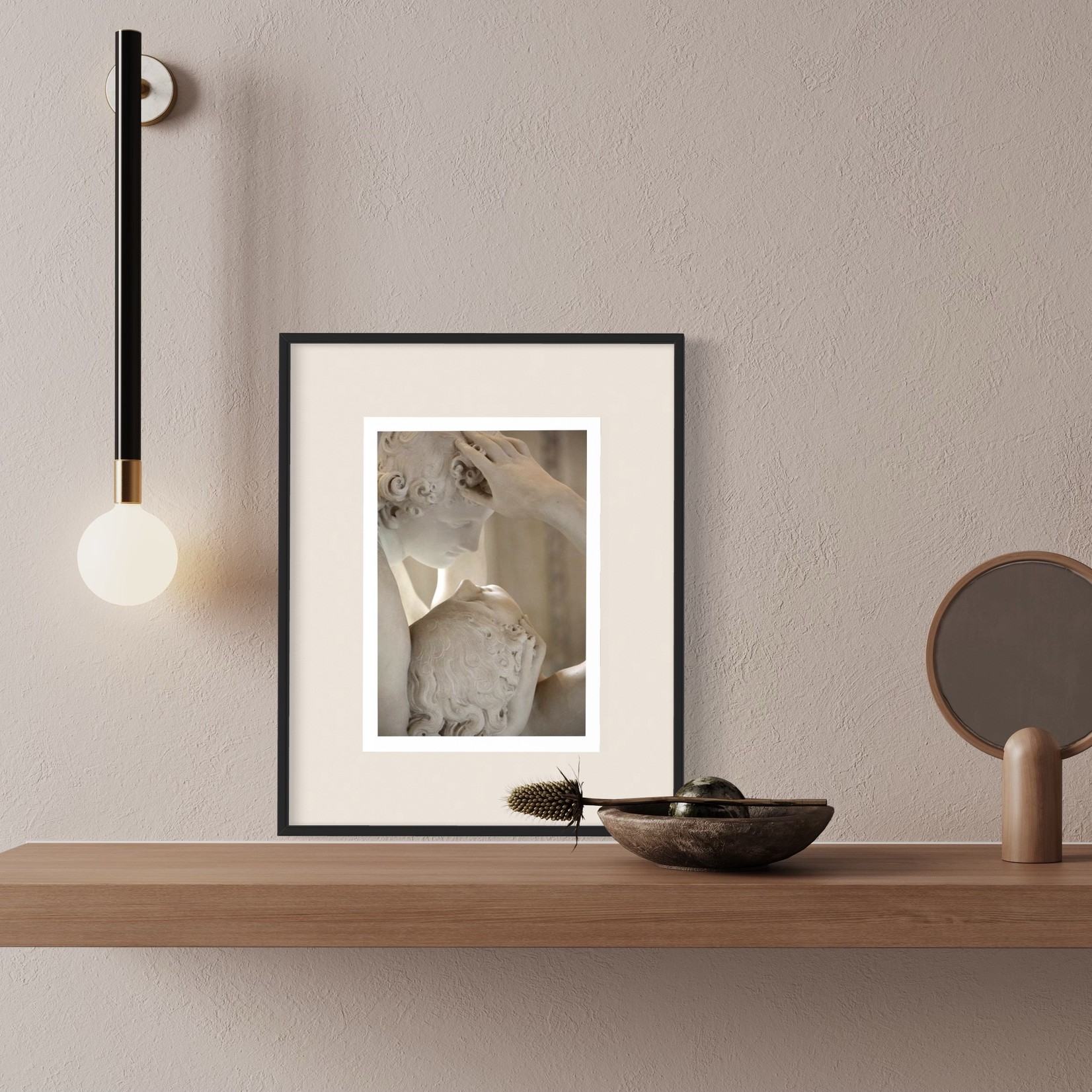 Fine Art Print on Rag Paper Le Baiser by Baptiste Marsac