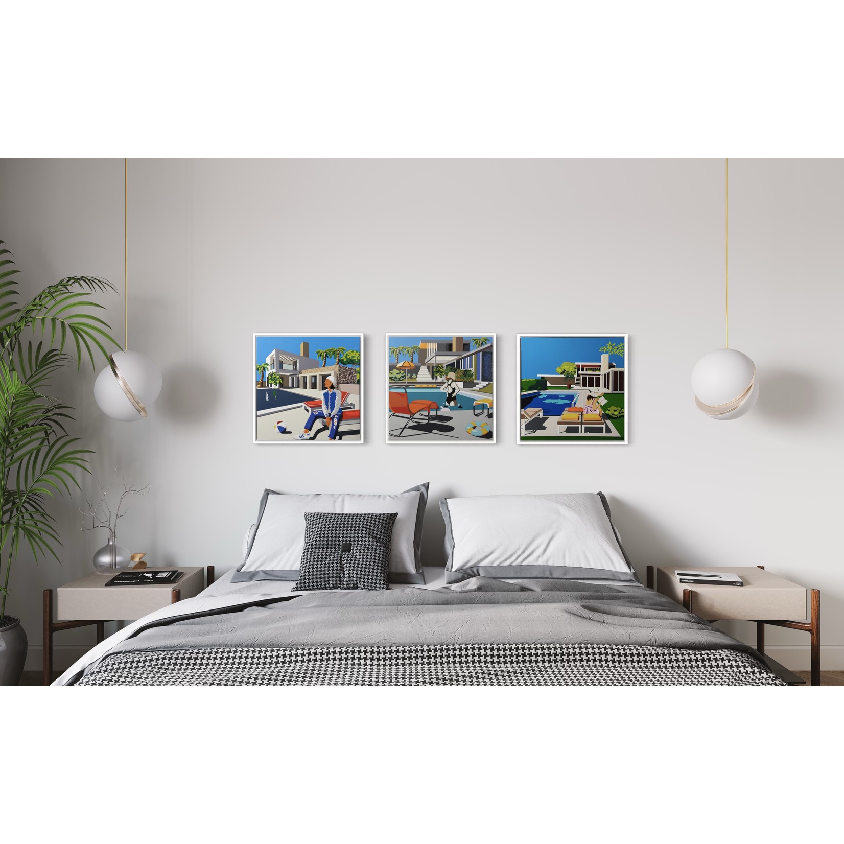 The Picturalist | Stretched Print on Canvas Palm Springs by Sylvie Eudes