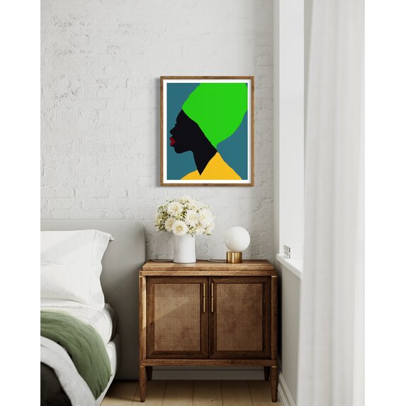 The Picturalist | Fine Art Prints on Paper Portrait of a black woman by Michael Schleuse
