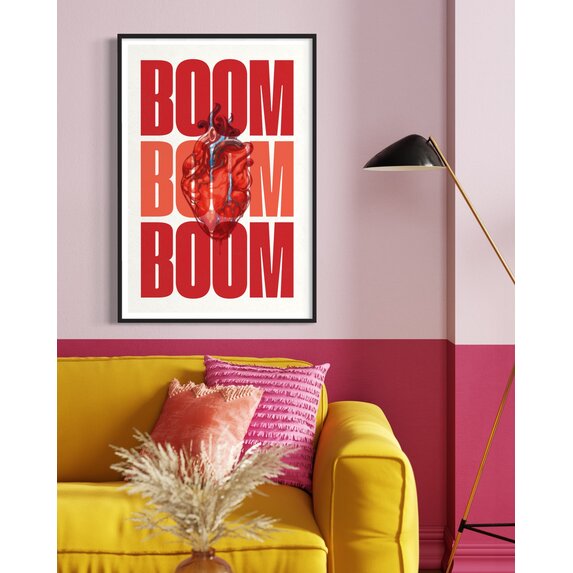 Fine Art Print on Rag Paper Boom Boom by Alejandro Franseschini