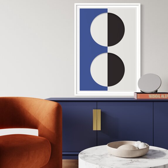 Fine Art Print on Rag Paper Blink Series with Blue by Francesco Alessandrini