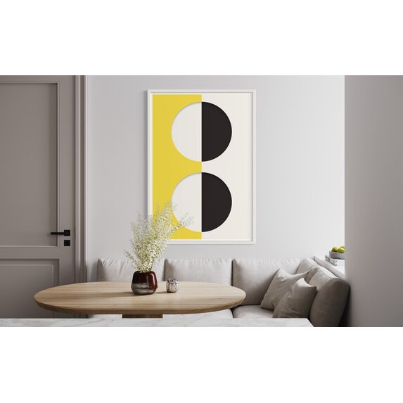 Fine Art Print on Rag Paper Series with Yellow by Francesco Alessandrini
