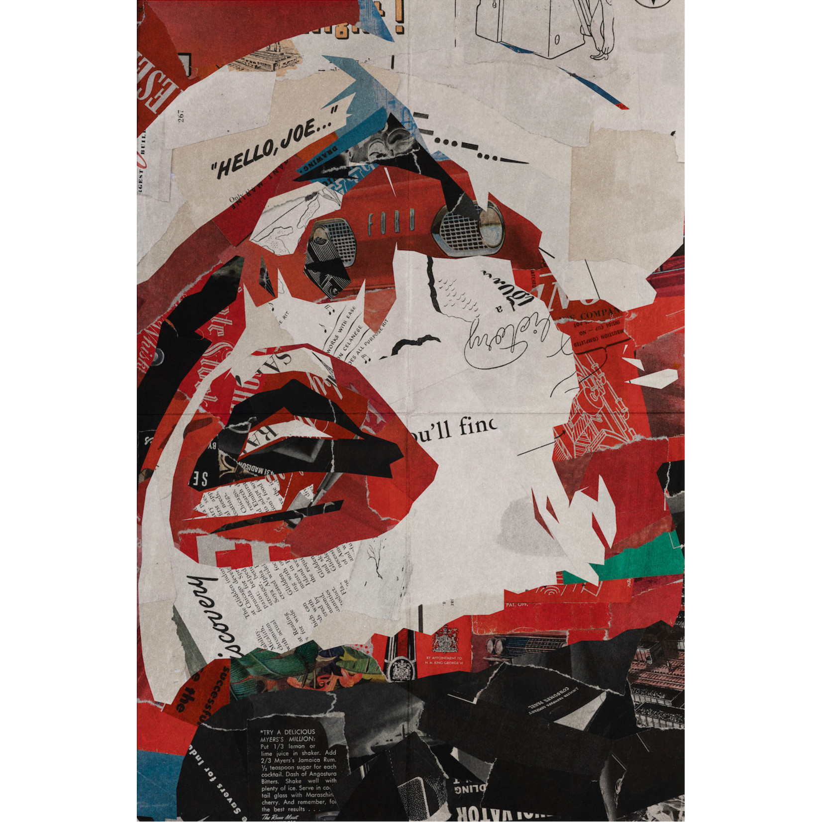 Fine Art Print on Rag Paper Hello Joe by Alejandro Franseschini