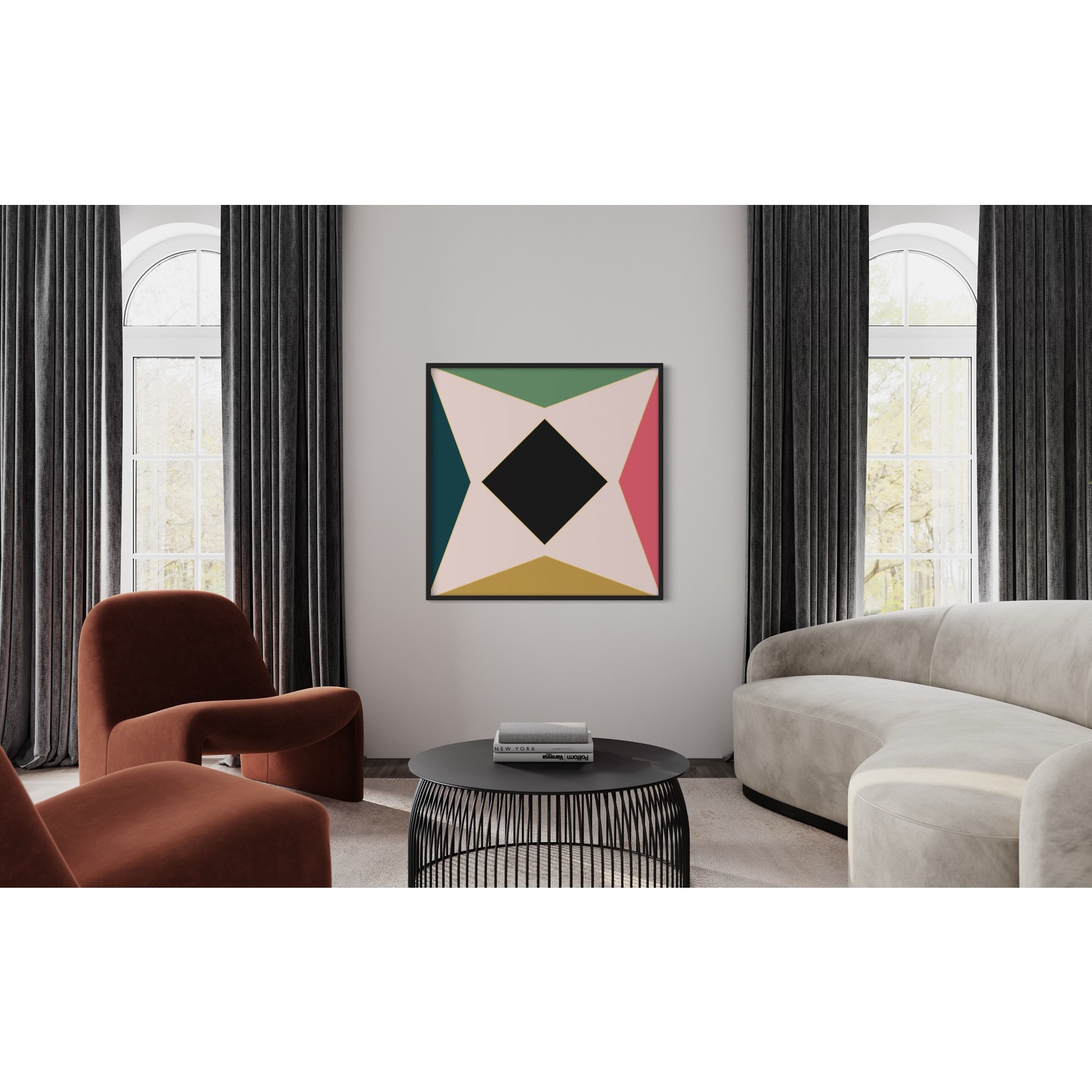 The Picturalist | Print on Canvas Rombo by Alejandro Franseschini