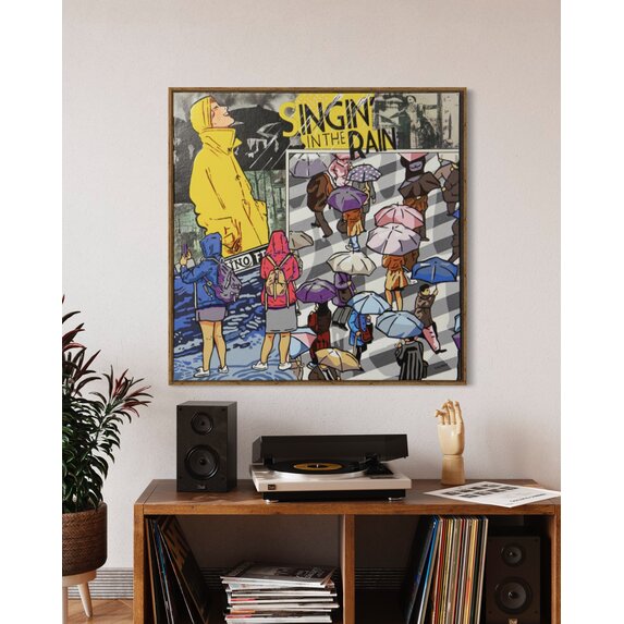 The Picturalist Stretched Print on Canvas: Singing in the Rain by Sylvie Eudes