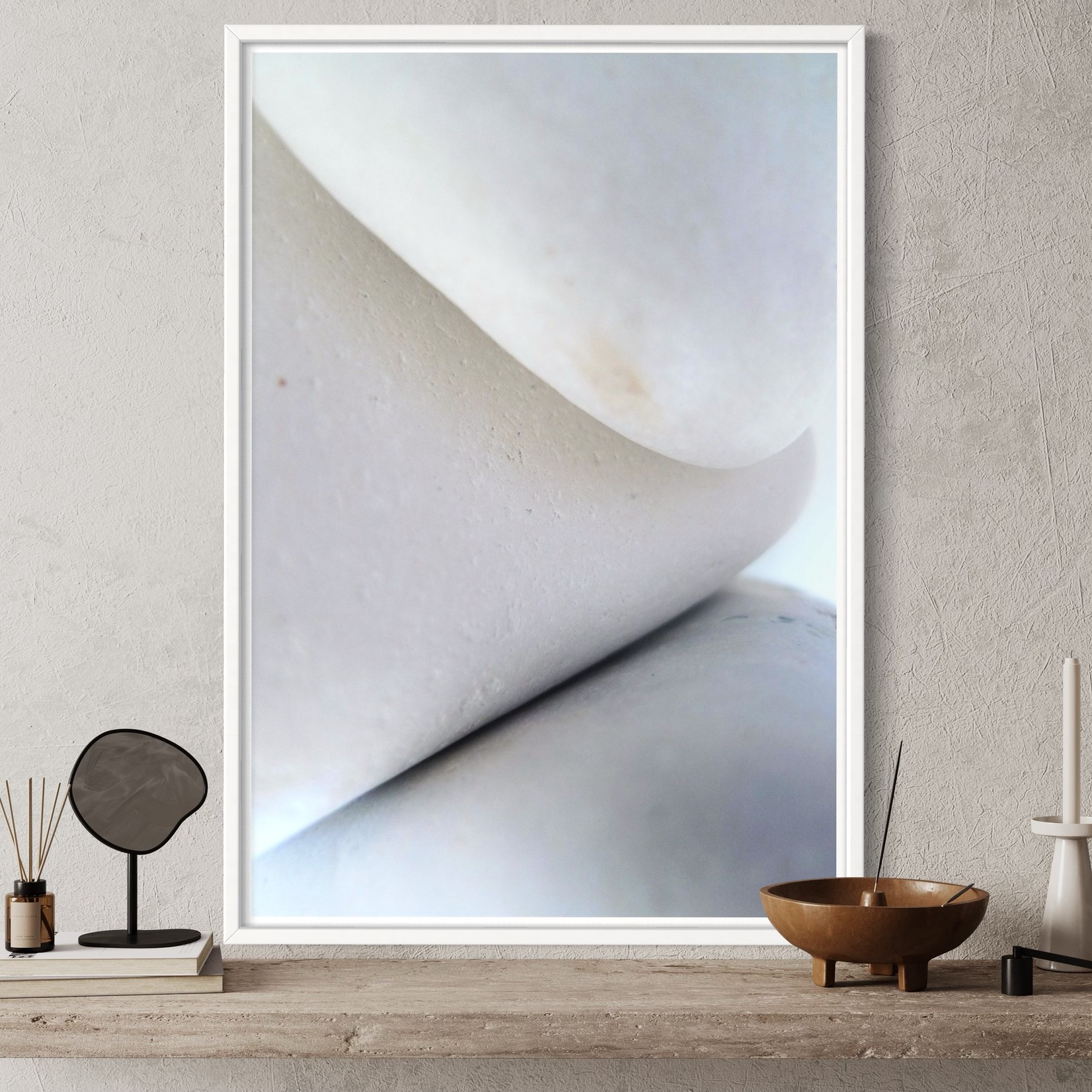 Framed Print on Rag Paper: Set In Stone 6 by Eric Gizard
