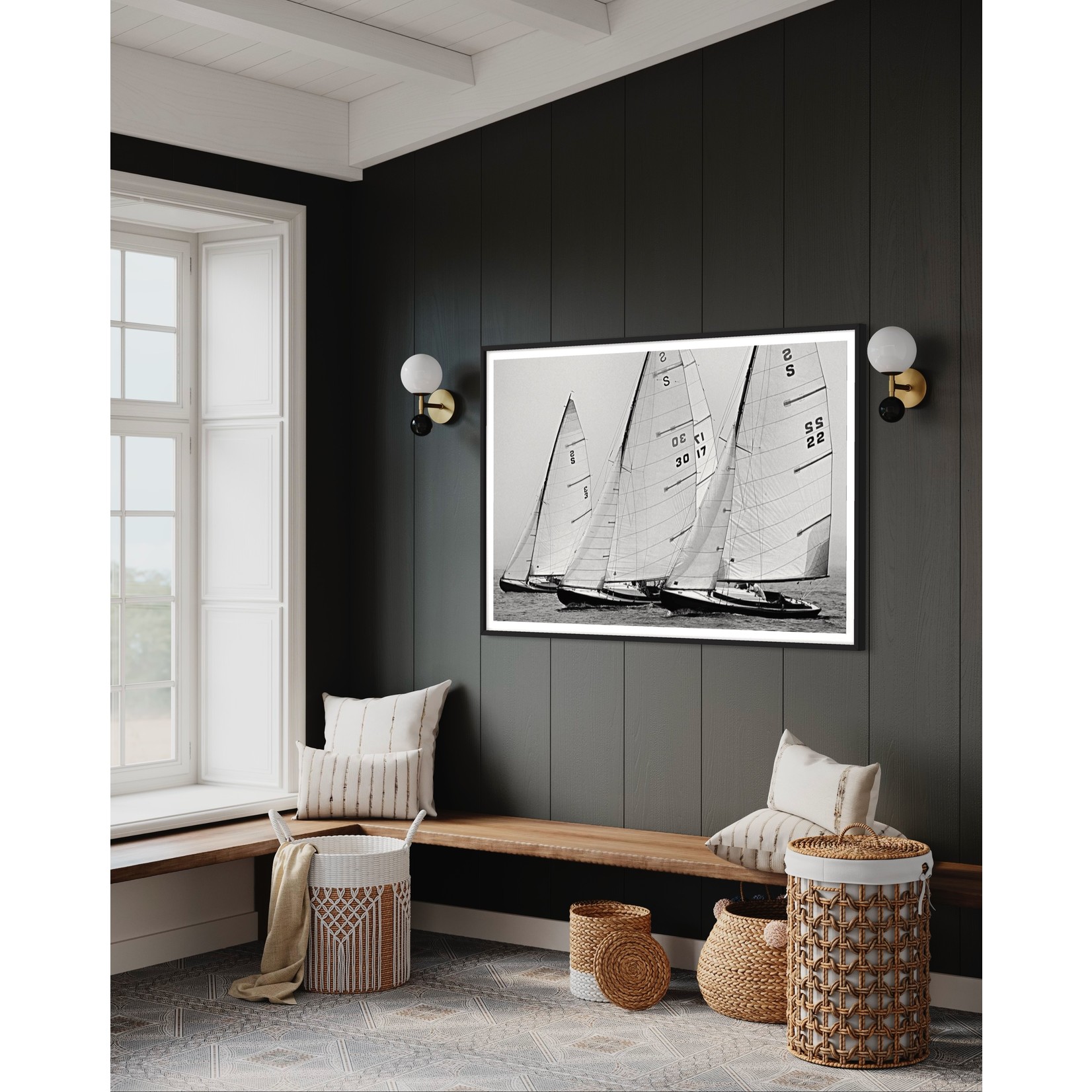 The Picturalist | Fine Art Prints on Paper S- Boats in Line by Kevin Dailey