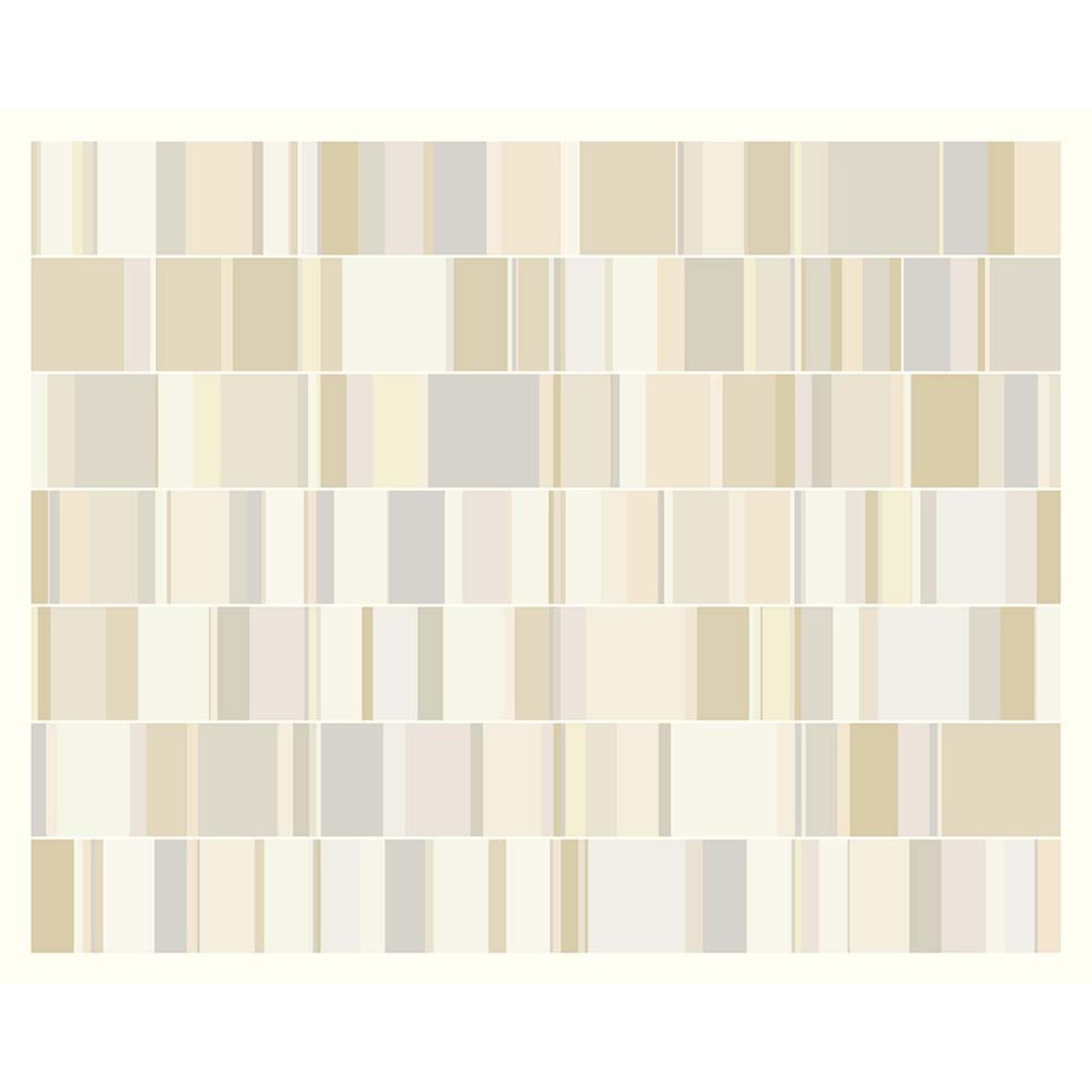 Facemount Metal Prints Neutral Domino Modernist Pattern by Alejandro Franseschini