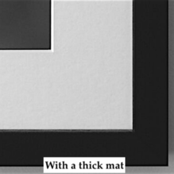 Framed Print on Rag Paper: Symmetry by M. Beck