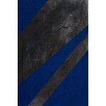 Framed Print on Canvas: Black and Blue 2