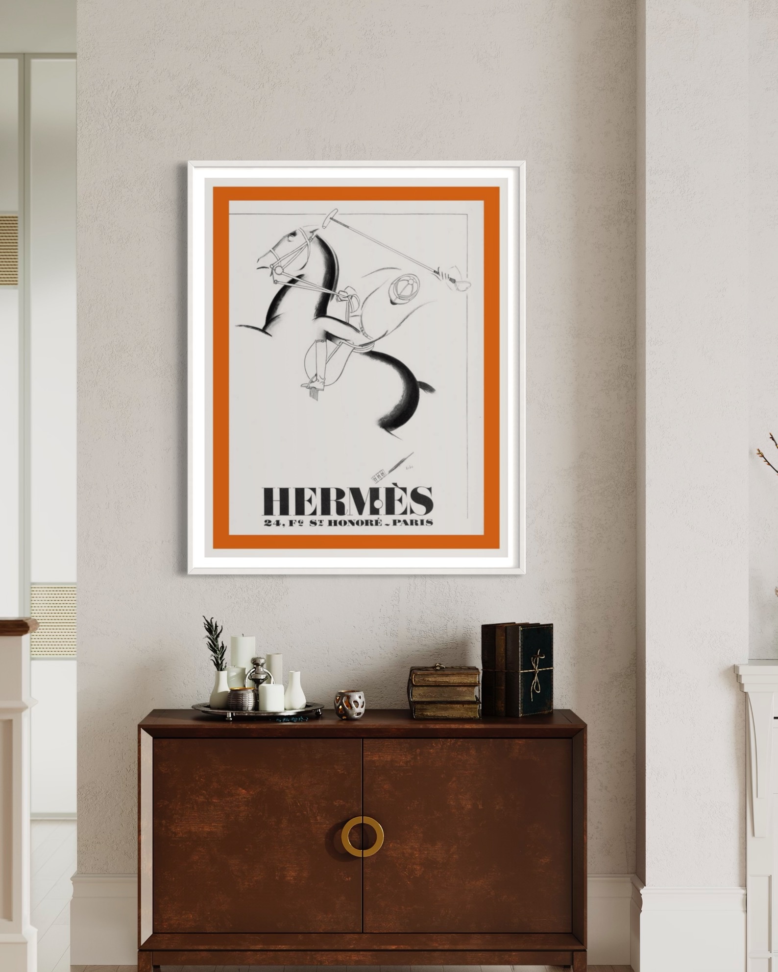 Vintage 1932 Leather Brand Poster - Premium Print & Frames