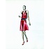 The Picturalist | Fine Art Prints on Paper Red Dot White Look Fashion Vintage Sketches 80S