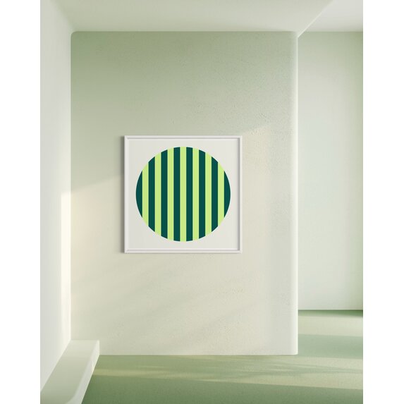 Fine Art Print on Rag Paper Green Space by Alejandro Franseschini