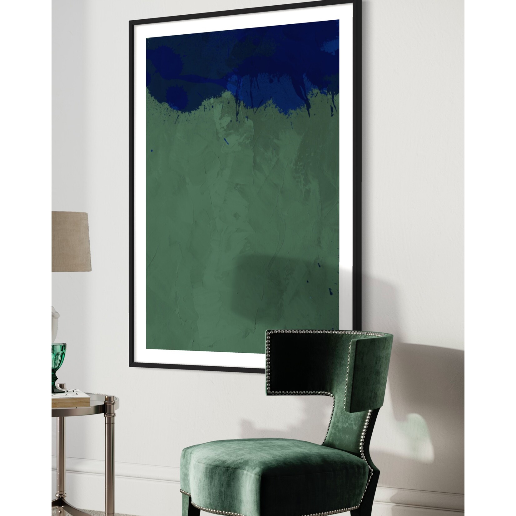 Fine Art Print on Rag Paper Green Series 3 by Alejandro Franseschini