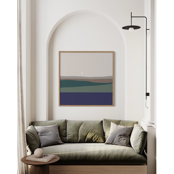 The Picturalist | Fine Art Prints on Paper Landscape with Full Moon by Alejandro Franseschini