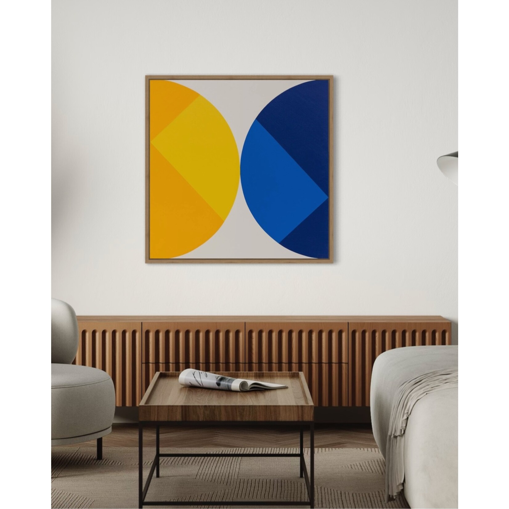 The Picturalist | Print on Canvas Broken Square 03 by Rodrigo Martin