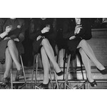 Getty Images Gallery Three pairs of stockinged legs, 1946