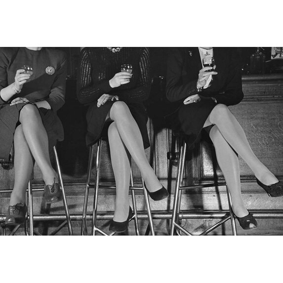 Getty Images Gallery Three pairs of stockinged legs, 1946, Photo by Kurt Hutton