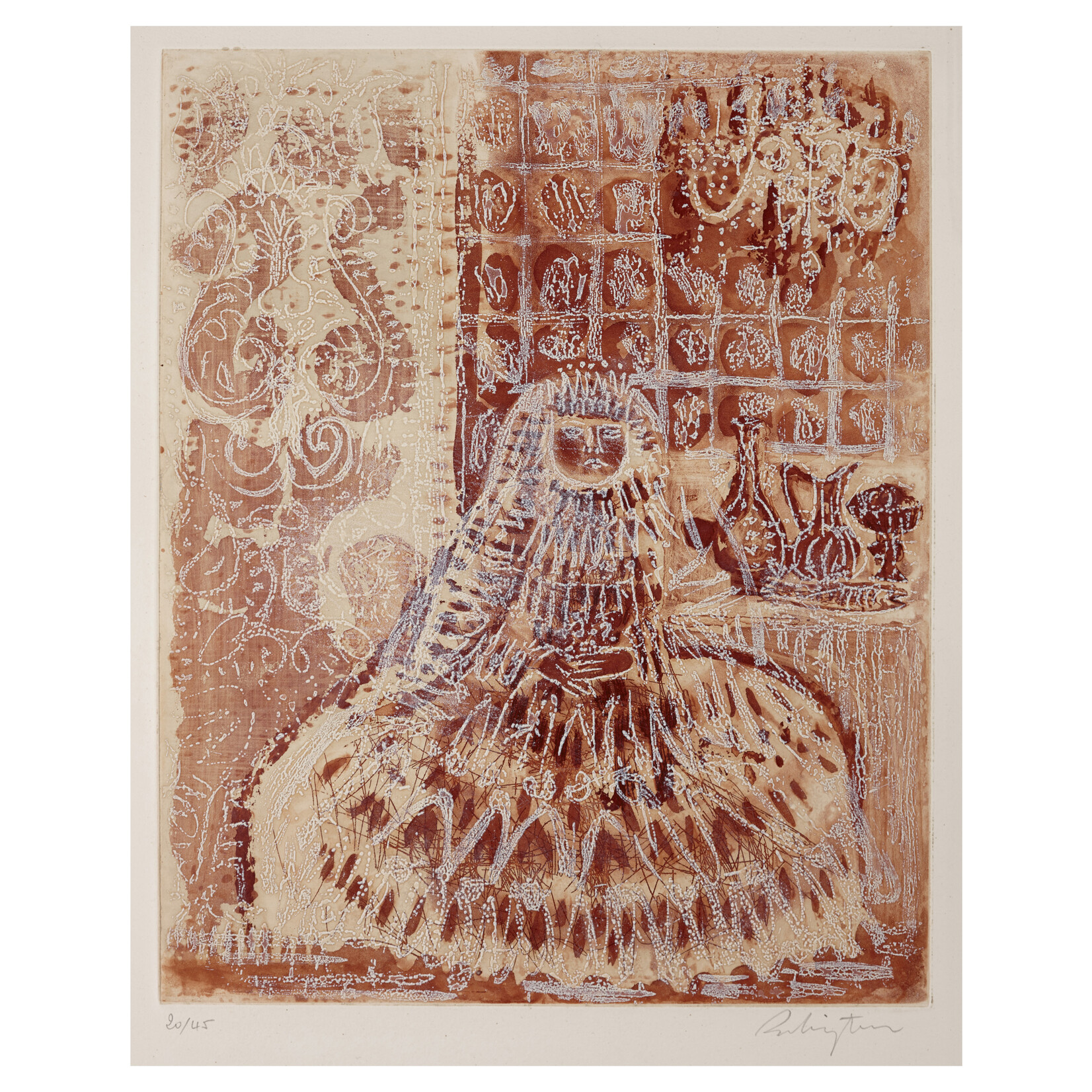 Fine Art Print on Rag Paper Menina by C. Rubinstein
