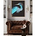 The Picturalist | Print on Canvas Blue Crane (Rectangular) by John James Audubon