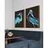 The Picturalist | Print on Canvas Blue Crane (Rectangular) by John James Audubon