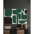 The Picturalist | Print on Canvas Composicion in Green and Black by Alejandro Franseschini