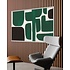 The Picturalist | Print on Canvas Composicion in Green and Black by Alejandro Franseschini