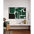 The Picturalist | Print on Canvas Composicion in Green and Black by Alejandro Franseschini