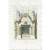 Fine Art Print on Rag Paper Architectural Colored Elevation of a French Chimney Mantel