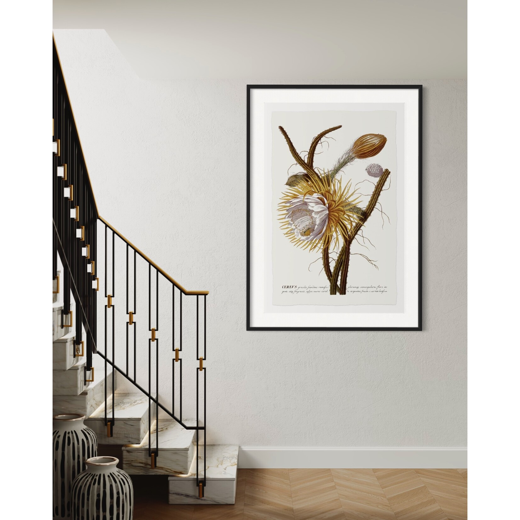 Fine Art Print on Rag Paper Cereus Botanical Print