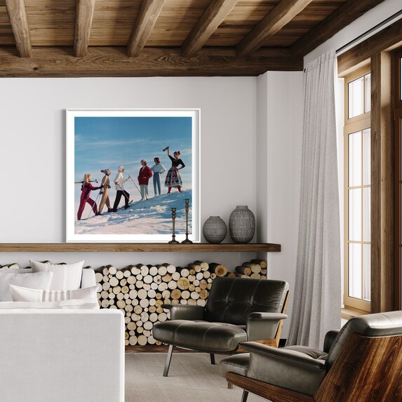 Getty Images Gallery Skiing Party by Chaloner Woods