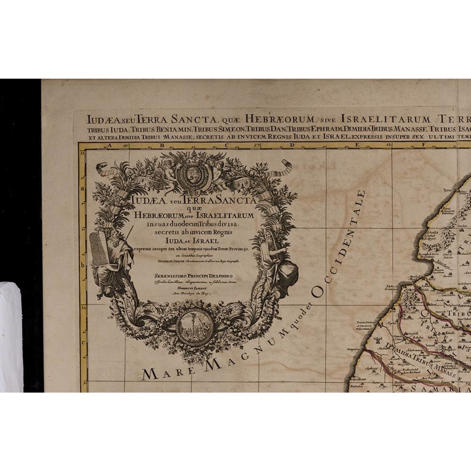 The Picturalist | Fine Art Prints on Paper Antique Map of Judea and the Twelve Tribes