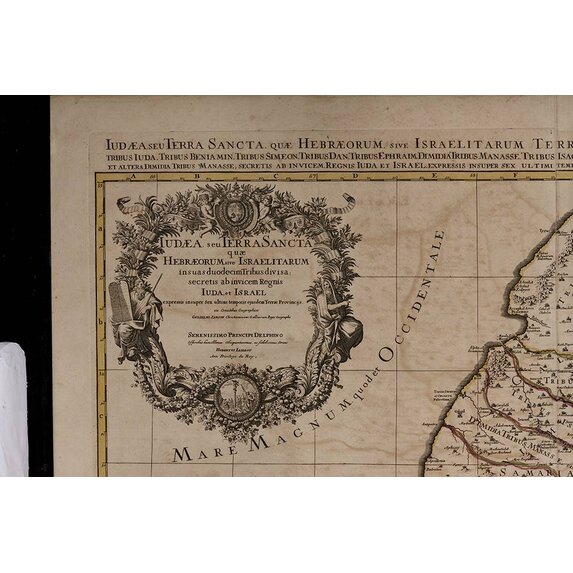 The Picturalist | Fine Art Prints on Paper Antique Map of Judea and the Twelve Tribes