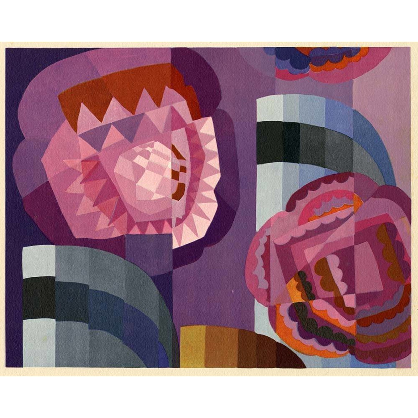 The Picturalist | Fine Art Prints on Paper Geometric Roses by Edouard Benedictus