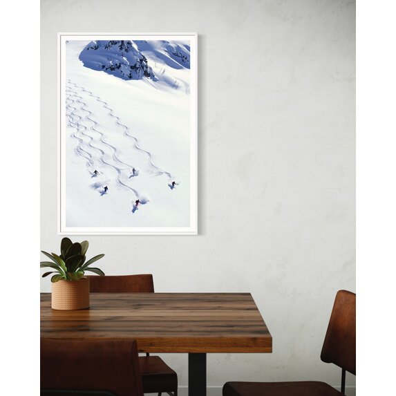 Getty Images Gallery Thrilling Heli-Skiing Descent by Karl Weatherly