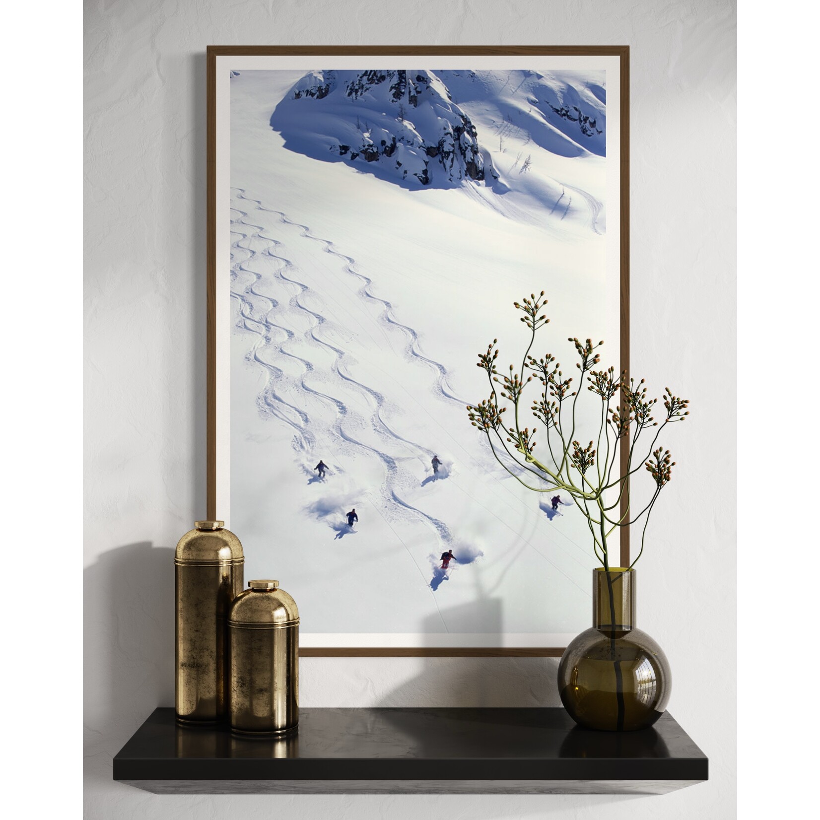 Getty Images Gallery Thrilling Heli-Skiing Descent by Karl Weatherly