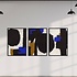 The Picturalist | Print on Canvas Robert in Blue Triptych by Alejandro Franseschini