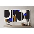 The Picturalist | Print on Canvas Robert in Blue Triptych by Alejandro Franseschini