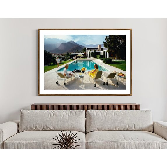 Getty Images Gallery Slim Aarons – Poolside Gossip, Kaufmann House, Palm Springs