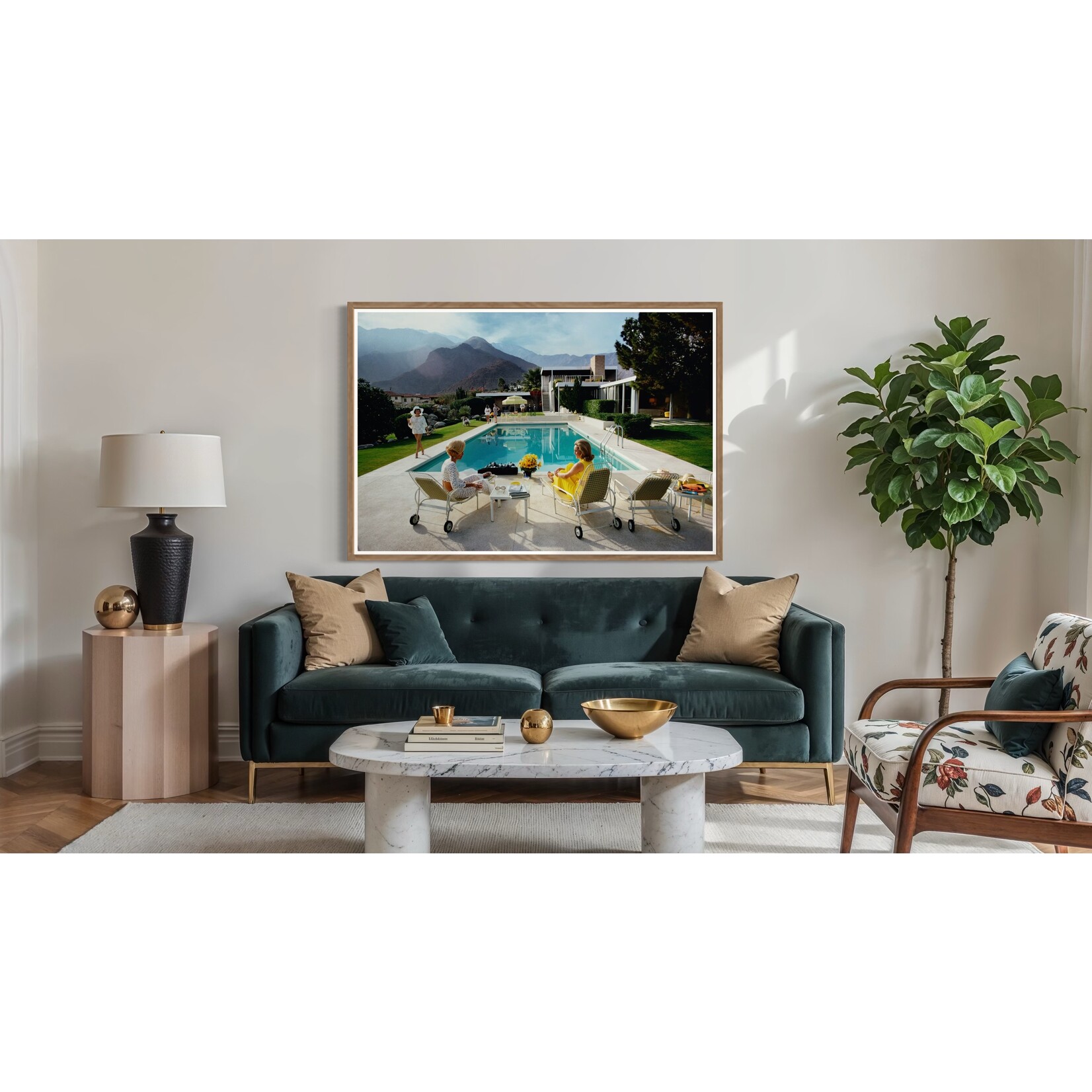Getty Images Gallery Slim Aarons – Poolside Gossip, Kaufmann House, Palm Springs