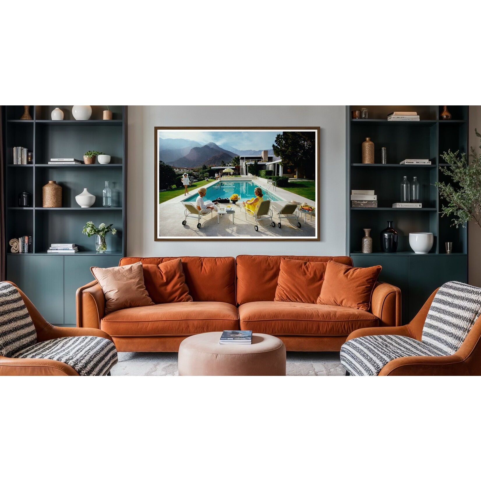 Getty Images Gallery Slim Aarons – Poolside Gossip, Kaufmann House, Palm Springs