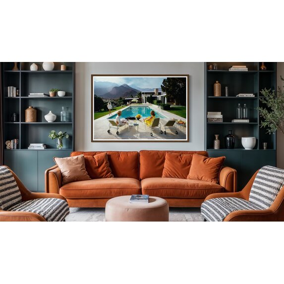 Getty Images Gallery Slim Aarons – Poolside Gossip, Kaufmann House, Palm Springs