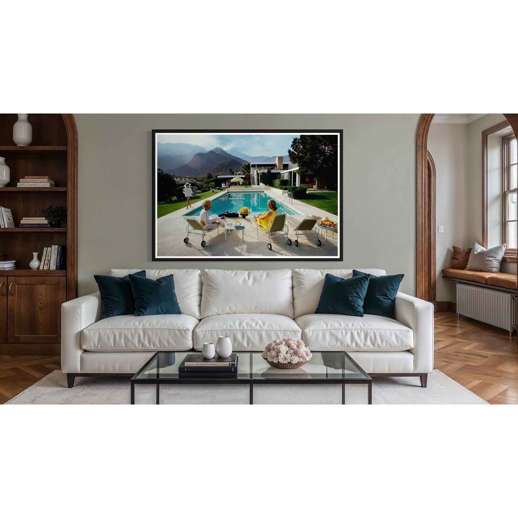 Getty Images Gallery Slim Aarons – Poolside Gossip, Kaufmann House, Palm Springs