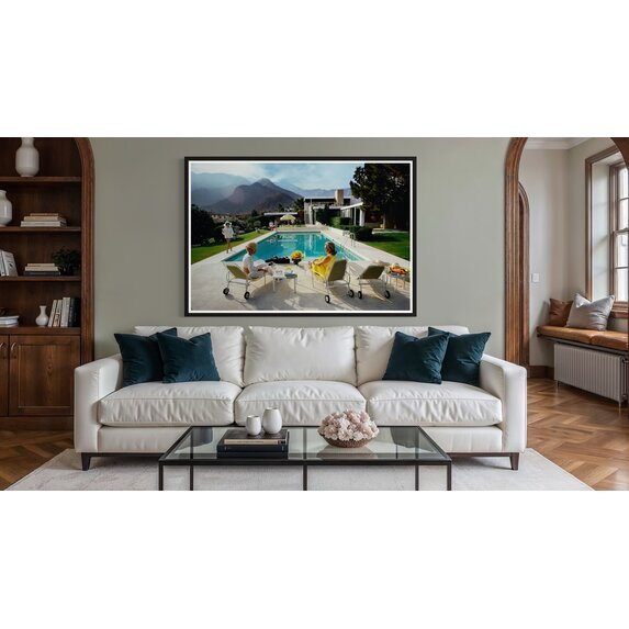 Getty Images Gallery Slim Aarons – Poolside Gossip, Kaufmann House, Palm Springs