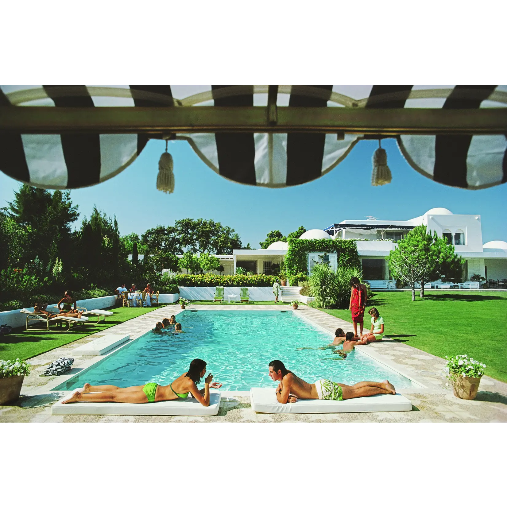 Getty Images Gallery Poolside in Sotogrande by Slim Aarons