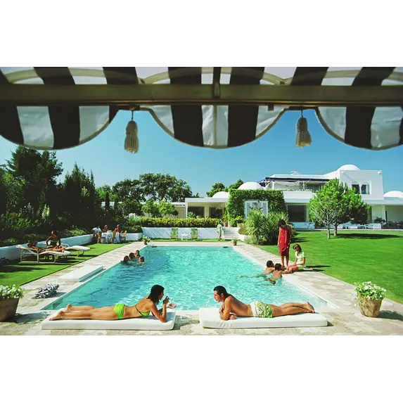 Getty Images Gallery Poolside in Sotogrande by Slim Aarons